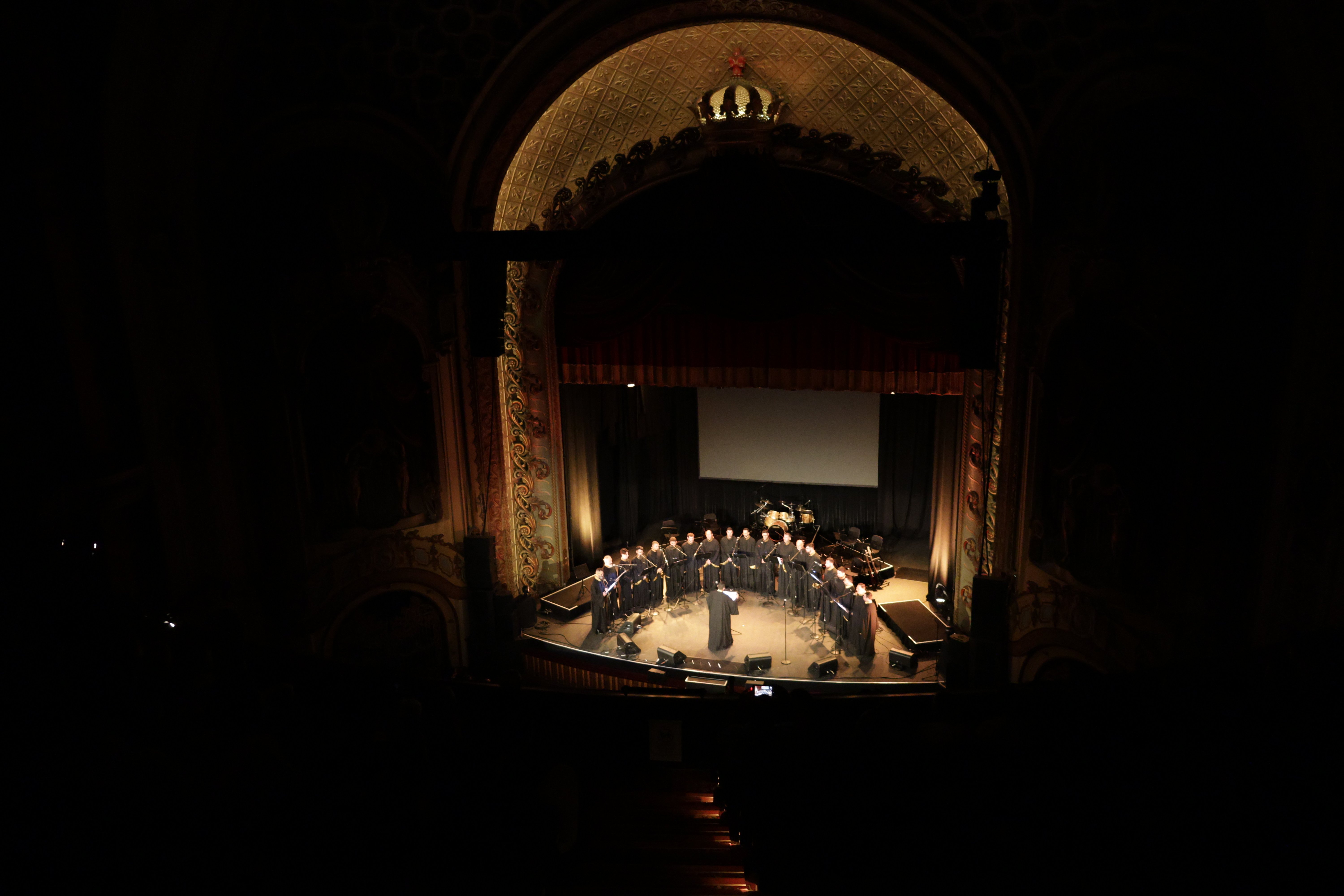 Australian Byzantine Choir performing on stage